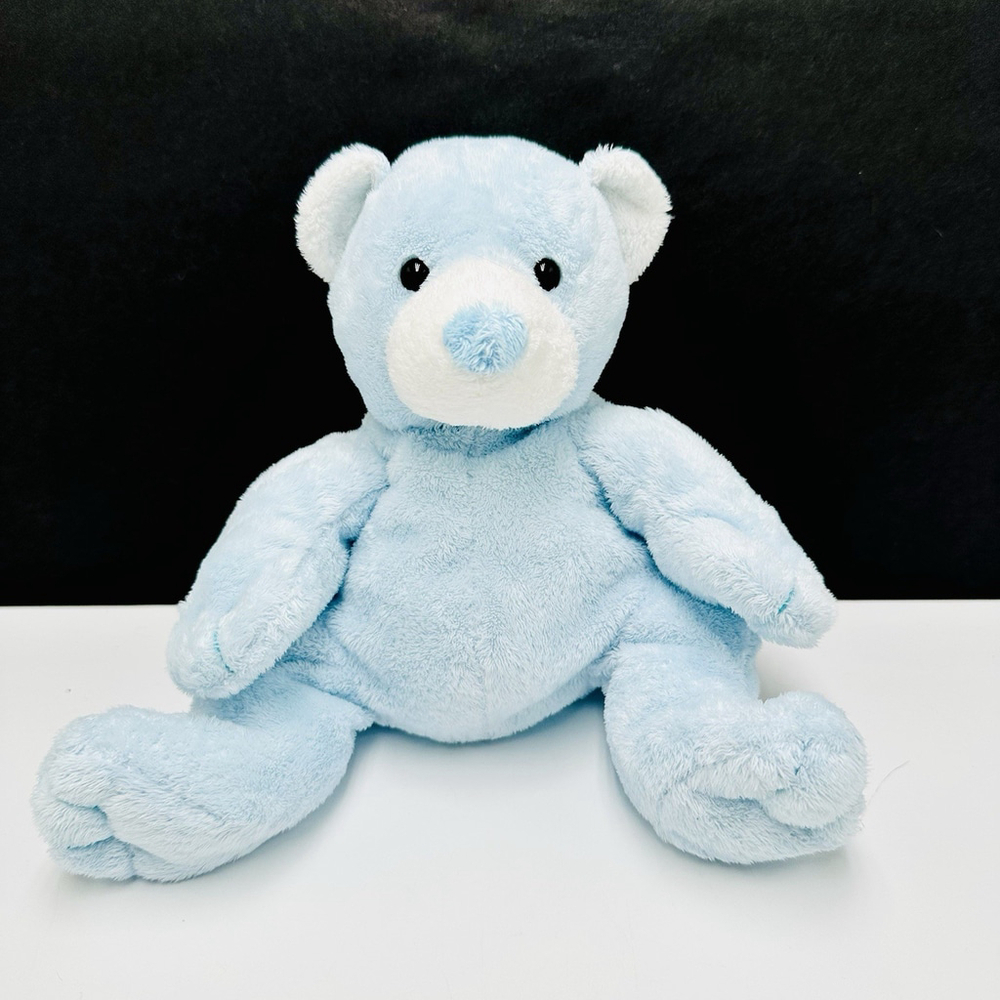 TY Pluffies Tinker The Light Blue Soft Teddy Bear Plush 9” Stuffed Animal 2003
